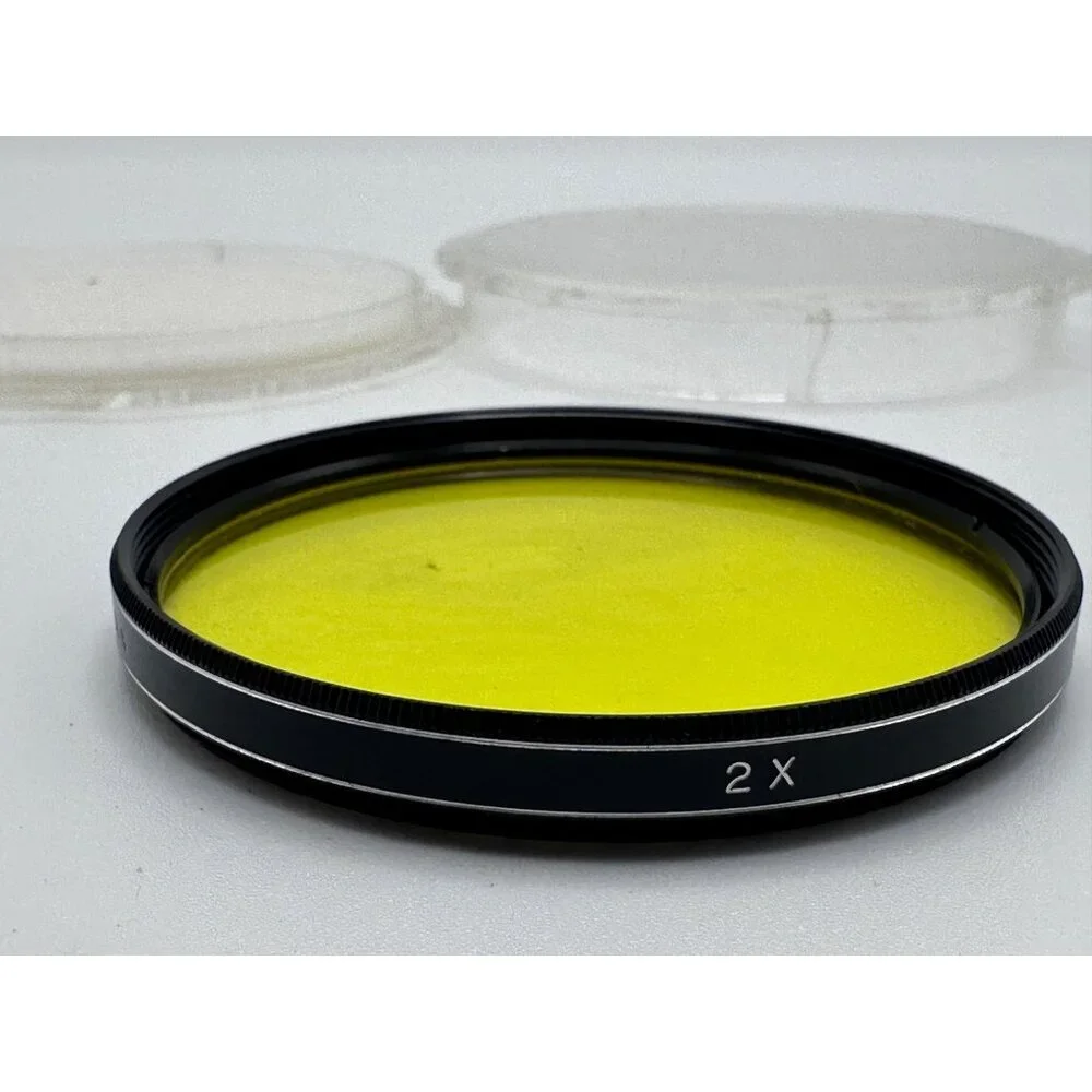 Vivitar Medium Yellow 58mm 2x Camera Lens Filter Photography Contrast